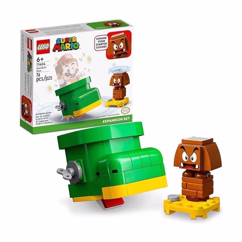 LEGO Super Mario Goomba’s Shoe Expansion Set 71404 Building Toy Set for Kids, 76 Pcs