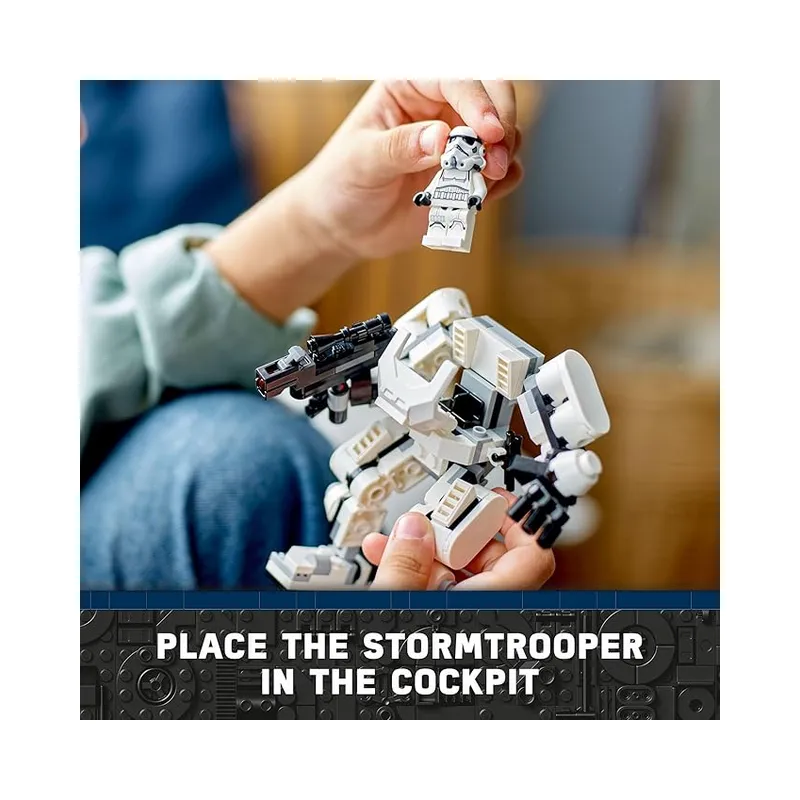 LEGO Star Wars Stormtrooper Mech 75370 Star Wars Collectible for Kids, 138 Pcs - view 2