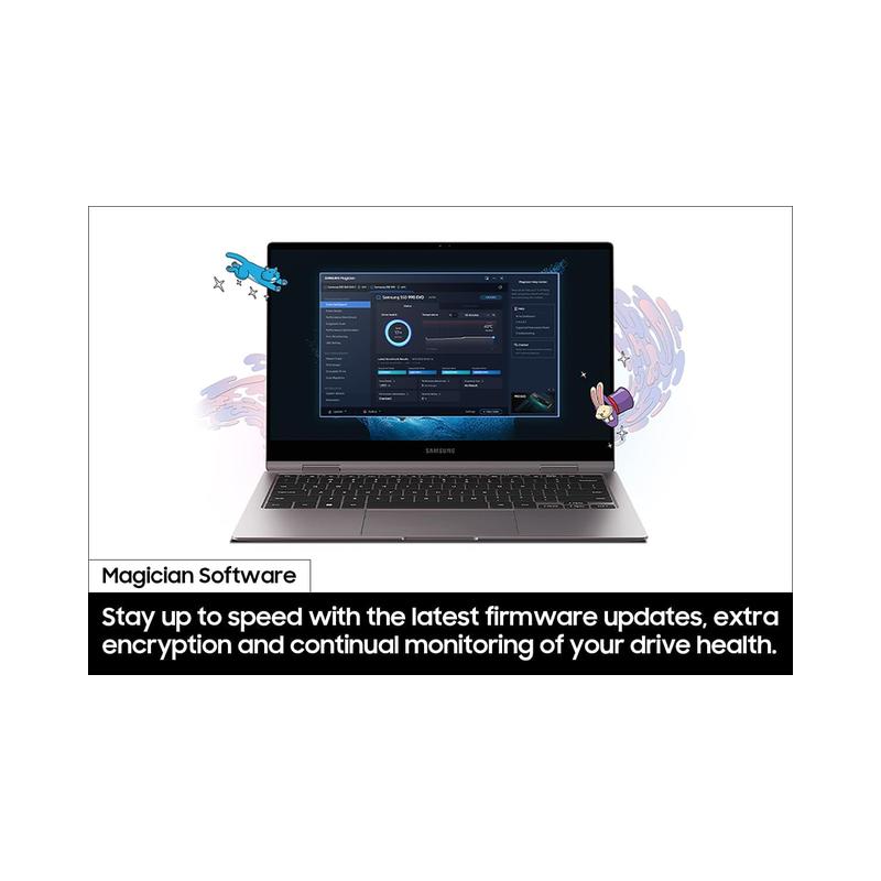 SAMSUNG 990 EVO 2TB SSD - PCIe Gen 4x4 & 5x2 M.2 NVMe, Speeds Up to 5,000MB/s, Power Efficient, Smart Thermal Control, and.