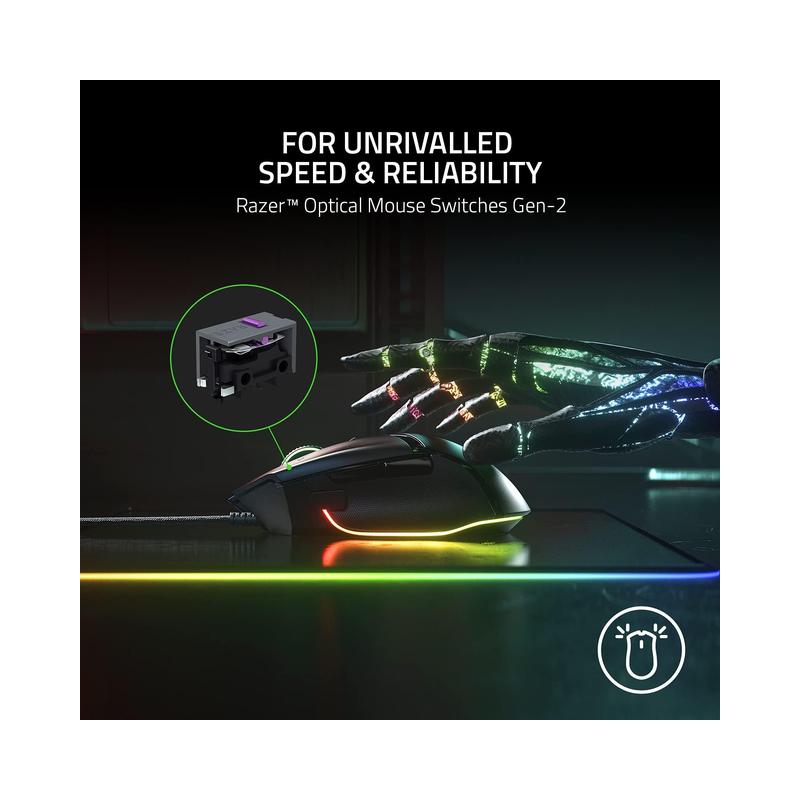 Razer Basilisk V3 Wired Gaming Mouse (Brand New) - Black - view 4