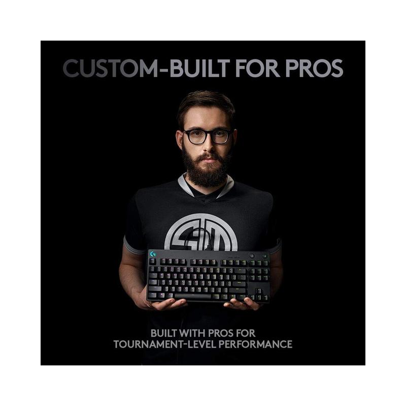 Logitech G Pro Wired Mechanical Gaming Keyboard, GX Blue Clicky - Brand New - view 5