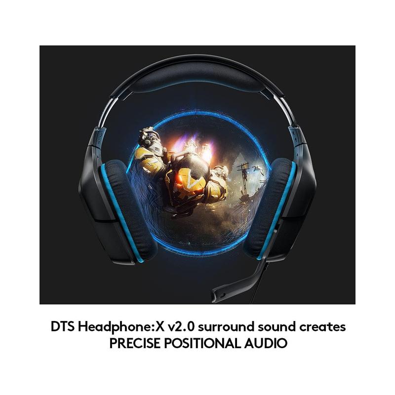 Logitech G432 Wired Gaming Headset 7.1 Surround Sound - Brand New - view 6