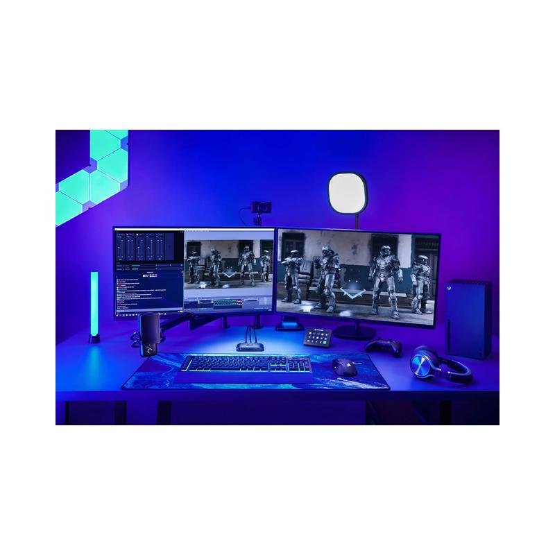 Elgato HD60 X 1080p60 HDR10 External Capture Card for PS5, PS4/Pro, Xbox Series X/S, Xbox One X/S, PC, and Mac - Black.