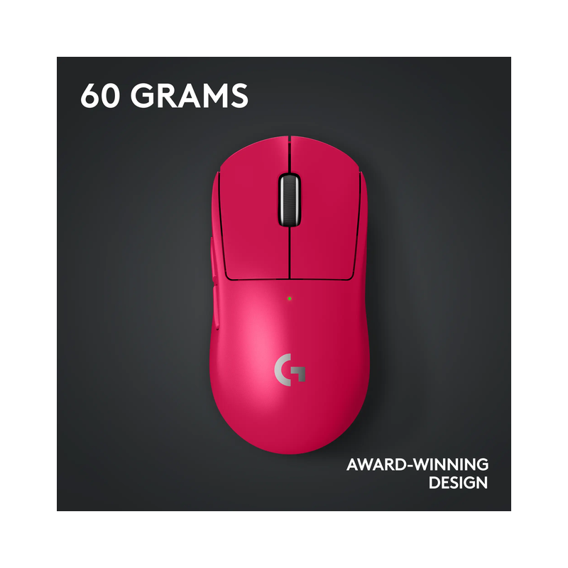 Logitech G PRO X SUPERLIGHT 2 LIGHTSPEED Lightweight Wireless Optical HERO 2 Sensor 44 000 DPI Gaming Mouse with 8K Polling.