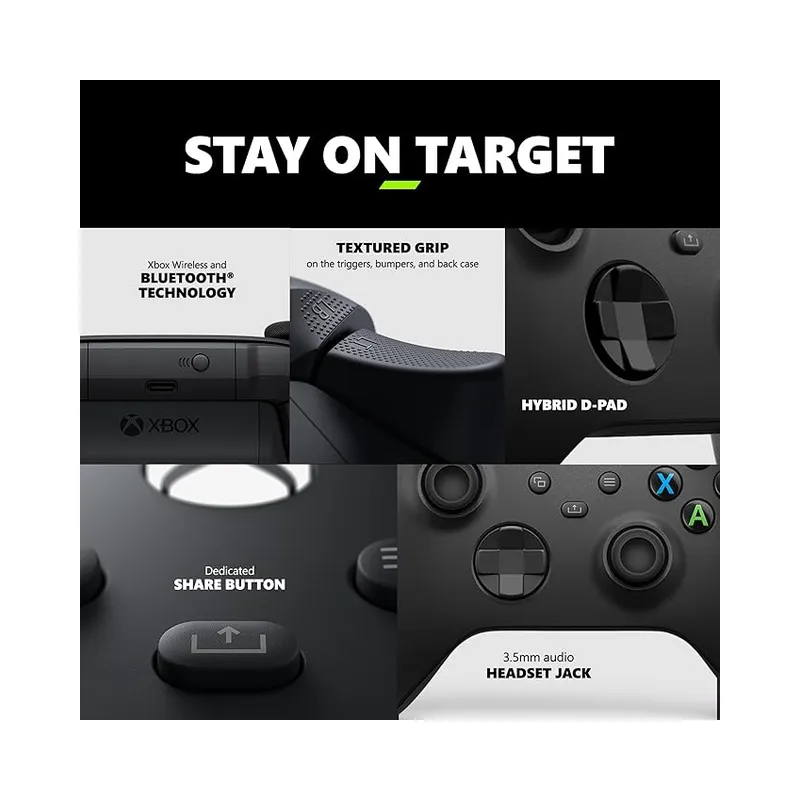 Xbox Core Wireless Gaming Controller- Carbon Black - view 6