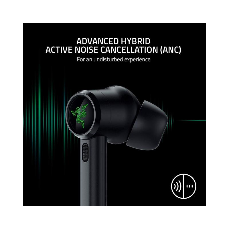 Razer Hammerhead True Wireless Pro Bluetooth Gaming Earbuds (2020 Model), Black - Brand New - view 4