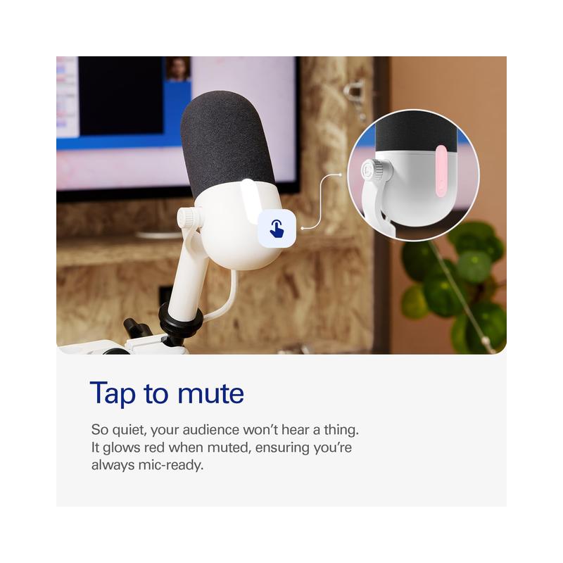 Elgato Wave Neo USB Condenser Microphone – Tap to Mute, Plug-and-Play for Gaming, Streaming, and Meetings - Brand New -.