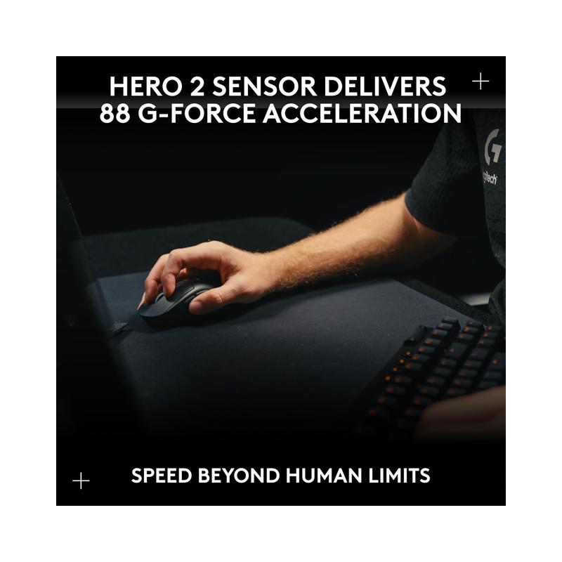 Logitech G PRO X SUPERLIGHT 2 LIGHTSPEED Lightweight Wireless Optical HERO 2 Sensor 44 000 DPI Gaming Mouse with 8K Polling.