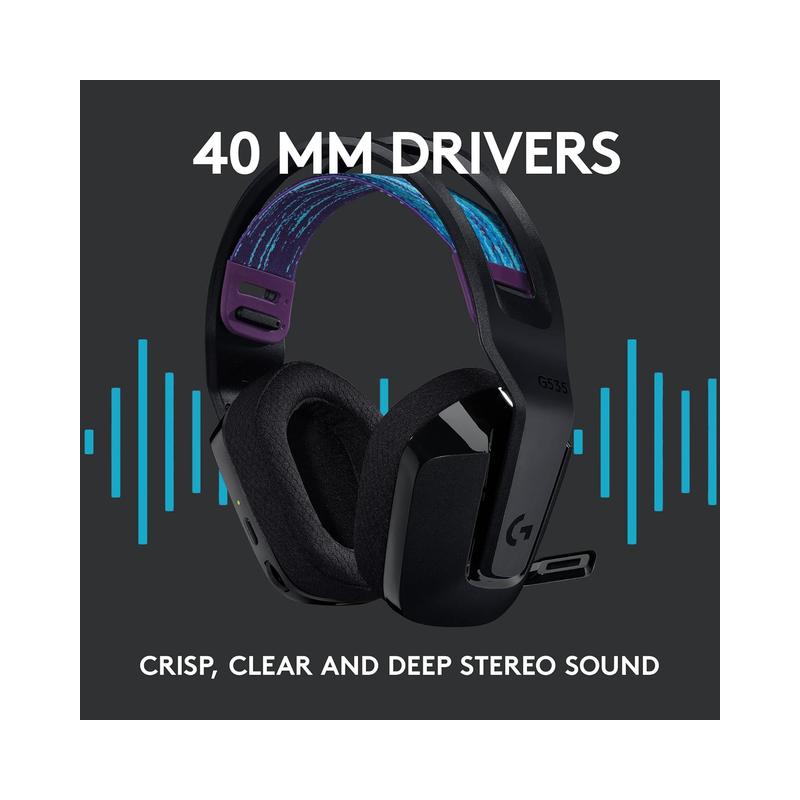 Logitech G535 Lightspeed Wireless Gaming Headset - Open Box - view 6
