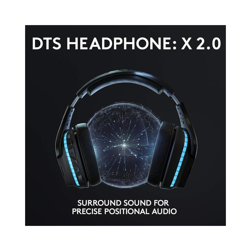 Logitech G635 DTS:X 7.1 Surround Sound LIGHTSYNC Gaming Headset - Brand New - view 2