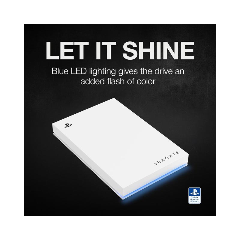 Seagate Game Drive for PS5 5TB External HDD, White (STLV5000100) - Brand New - view 6
