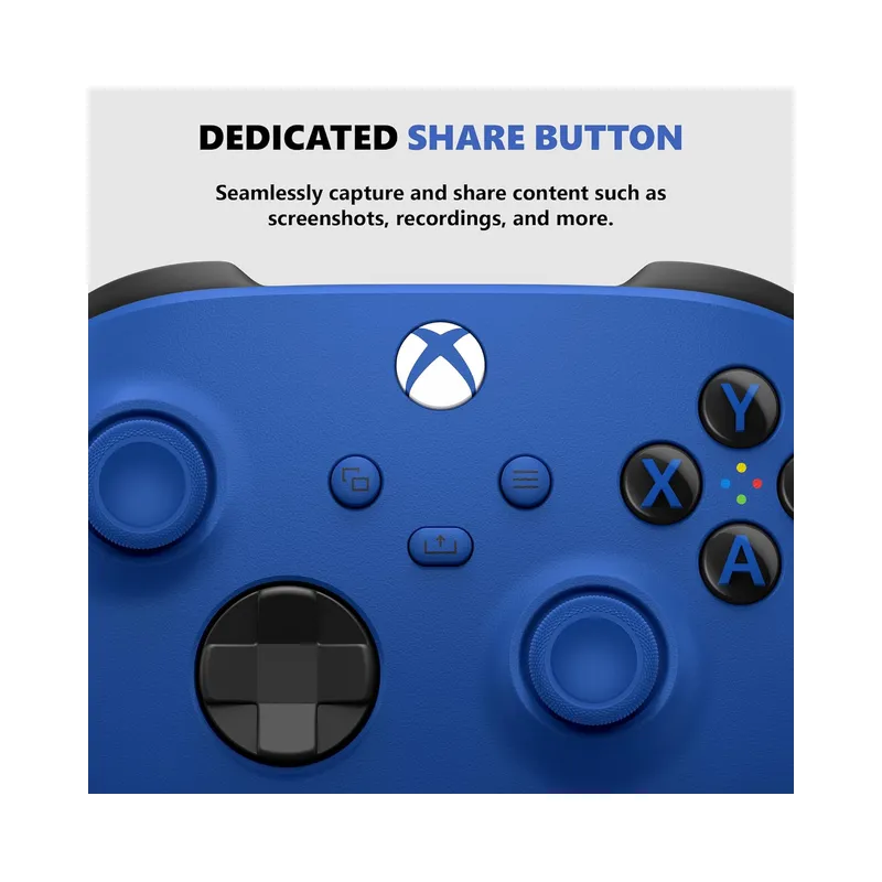 Xbox Core Wireless Gaming Controller – Shock Blue - view 7