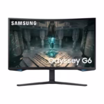 Samsung Odyssey G6 27" QHD 240Hz 1ms GTG Curved VA LED FreeSync Gaming Monitor (LS27BG652EN) - (Open box)