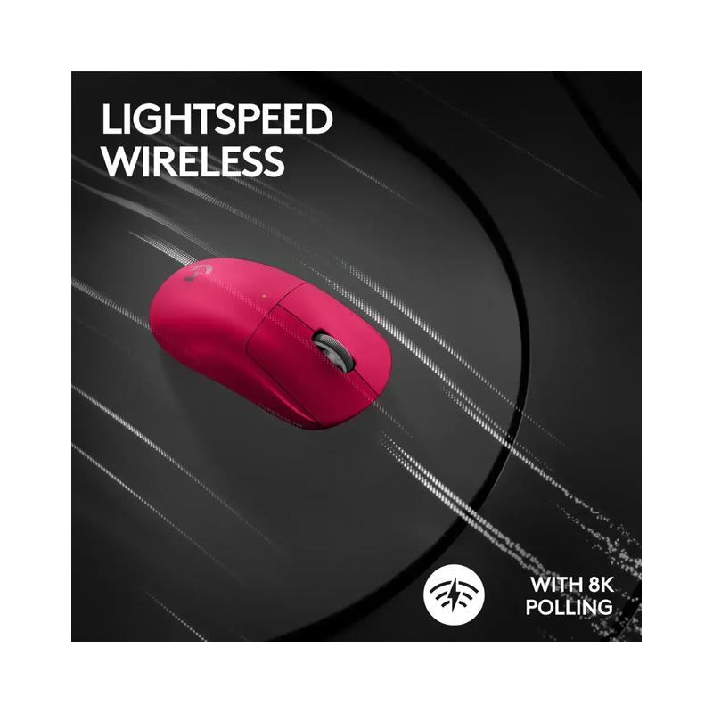 Logitech G PRO X SUPERLIGHT 2 LIGHTSPEED Lightweight Wireless Optical HERO 2 Sensor 44 000 DPI Gaming Mouse with 8K Polling.