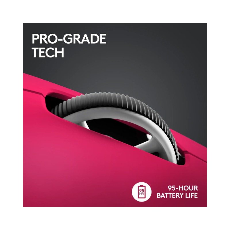 Logitech G PRO X SUPERLIGHT 2 LIGHTSPEED Lightweight Wireless Optical HERO 2 Sensor 44 000 DPI Gaming Mouse with 8K Polling.
