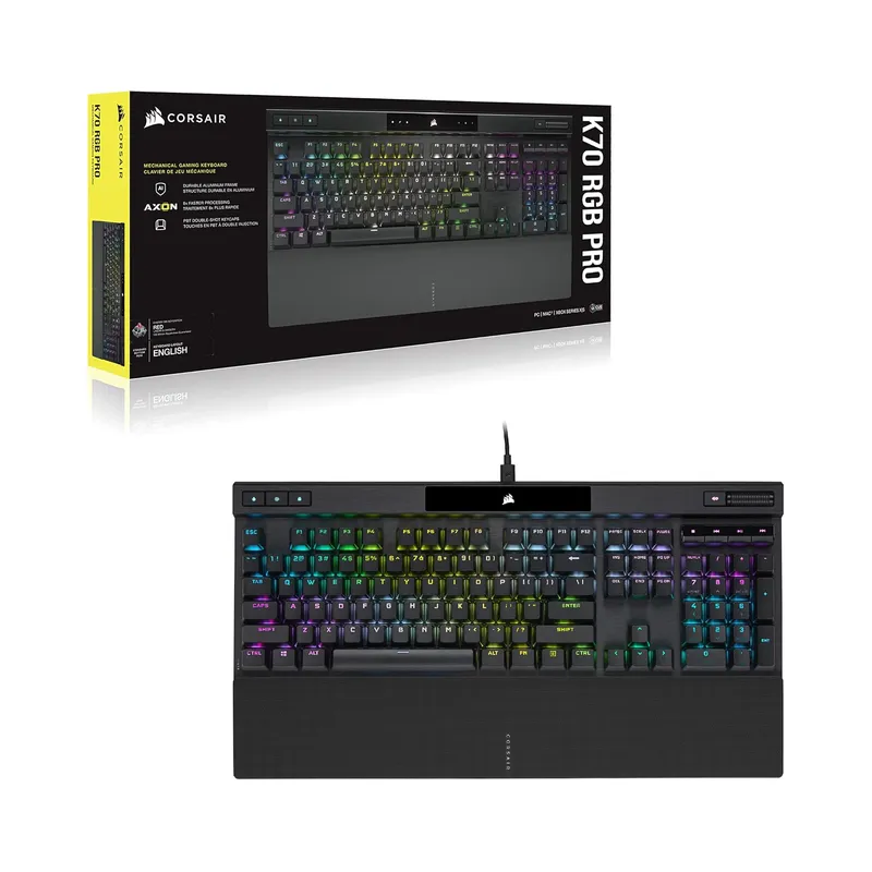 Corsair K70 RGB Pro Mechanical Gaming Keyboard, Cherry MX RGB - Brand New - view 3