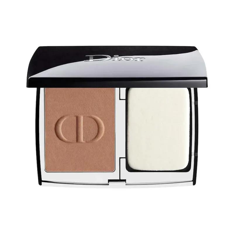 [Original] Dior Forever Natural Velvet Compact Foundation - 6N Natural Matte Perfection Concentrated in Floral Skincare, 10g