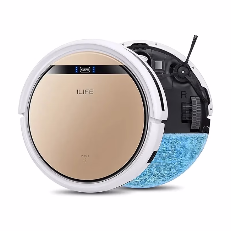 ILIFE V5s Pro, 2-in-1 Robot Vacuum and Mop Combo, Slim, Automatic Self-Charging Robotic Vacuum Cleaner, Gold - Open Box