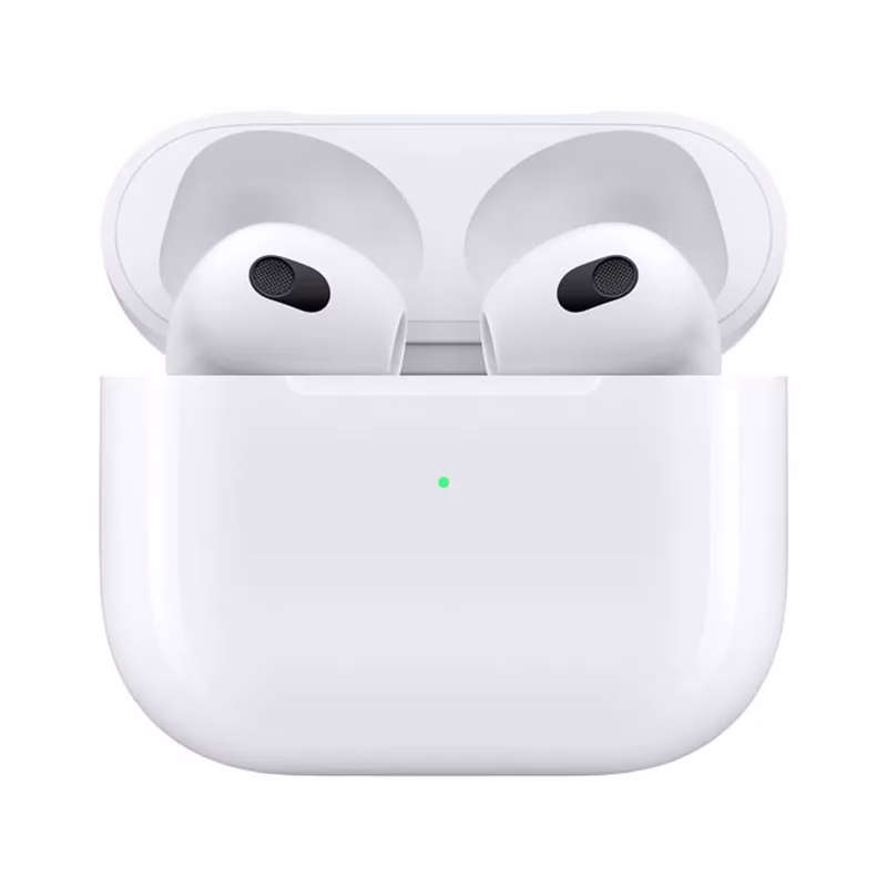 Apple AirPods (3rd generation) In-Ear True Wireless Earbuds with MagSafe Charging Case - White (Brand New) - view 2
