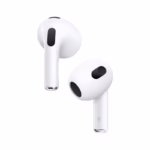 Apple AirPods (3rd generation) In-Ear True Wireless Earbuds with MagSafe Charging Case - White (Brand New) - view 3