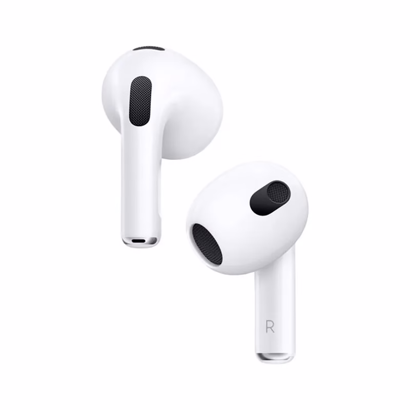Apple AirPods (3rd generation) In-Ear True Wireless Earbuds with MagSafe Charging Case - White (Brand New) - view 3