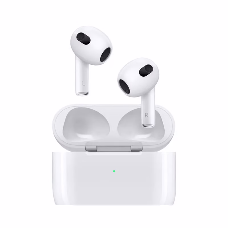Apple AirPods (3rd generation) In-Ear True Wireless Earbuds with MagSafe Charging Case - White (Brand New) - view 4