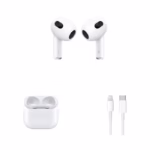 Apple AirPods (3rd generation) In-Ear True Wireless Earbuds with MagSafe Charging Case - White (Brand New) - view 7