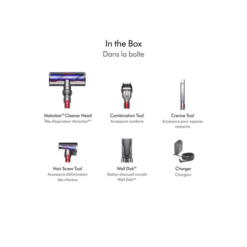 Dyson V8 Cordless Stick Vacuum Cleaner (Silver/Nickel) - Brand New - view 6