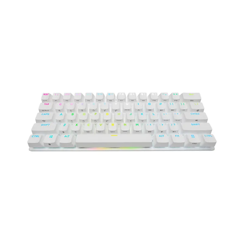 Corsair K70 Pro Mini Bluetooth Backlit Mechanical Cherry Red Gaming Keyboard - White (Brand New) - view 3