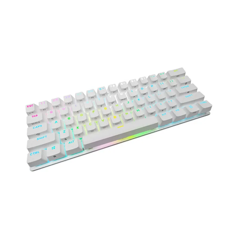 Corsair K70 Pro Mini Bluetooth Backlit Mechanical Cherry Red Gaming Keyboard - White (Brand New) - view 5