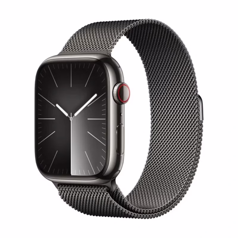 Apple Watch Series 9 (GPS + Cellular) 45mm Graphite Stainless Steel Case with Graphite - Open Box