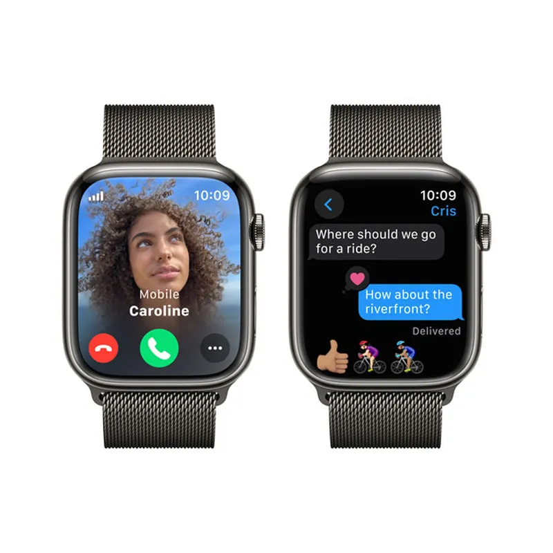 Apple Watch Series 9 (GPS + Cellular) 45mm Graphite Stainless Steel Case with Graphite - Open Box - view 4