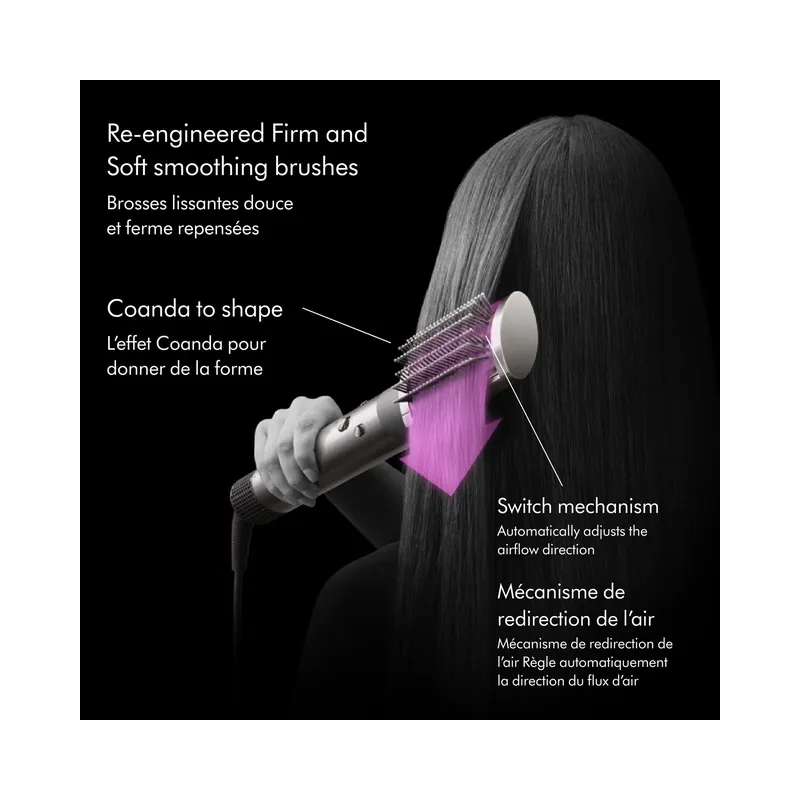 Dyson Airwrap Multi-Styler And Dryer Complete Long Diffuse For Curly And Coily Hair - Strawberry Bronze/Blush Pink Special.