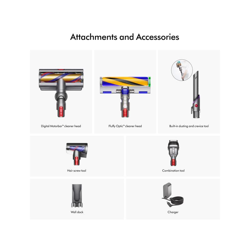 Dyson V15 Detect Absolute Cordless Vacuum (Gold/Iron) - Open Box - view 2