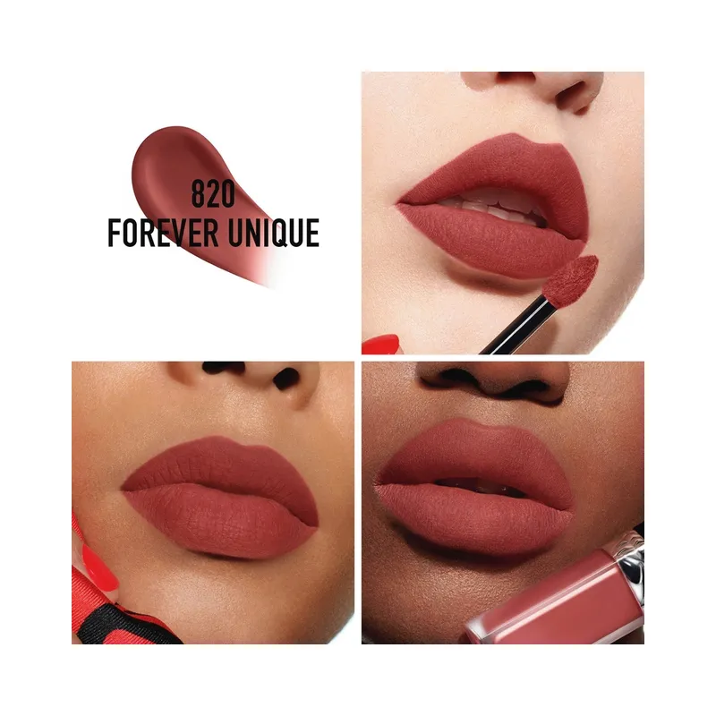 [Original] Dior Rouge Dior Forever Liquid Matte Liquid Lipstick – Transfer-Proof, Ultra-Pigmented 820 Forever Unique, 6mL -.