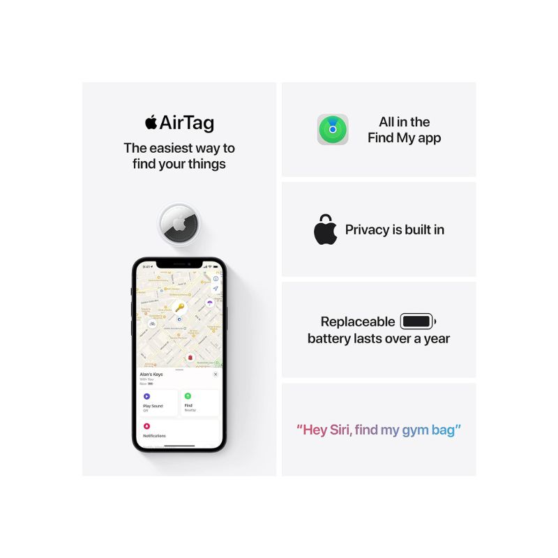 Apple AirTag 4 Pack - Brand New - view 2