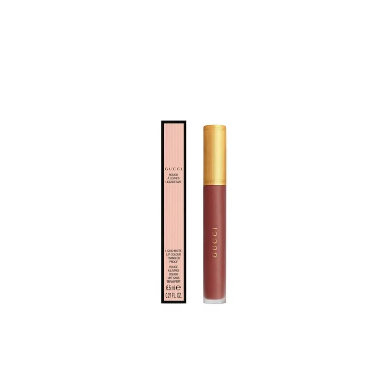 [Original] GUCCI Rouge Lèvres Liquid Matte Lip Colour Transfer Proof 25 Goldie Red, 1.8g - view 3