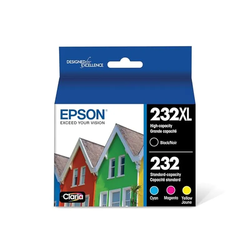 [Original] EPSON T232XL T232 Set of 4 (T232XL-BCS) Black and Color Toner Cartridge