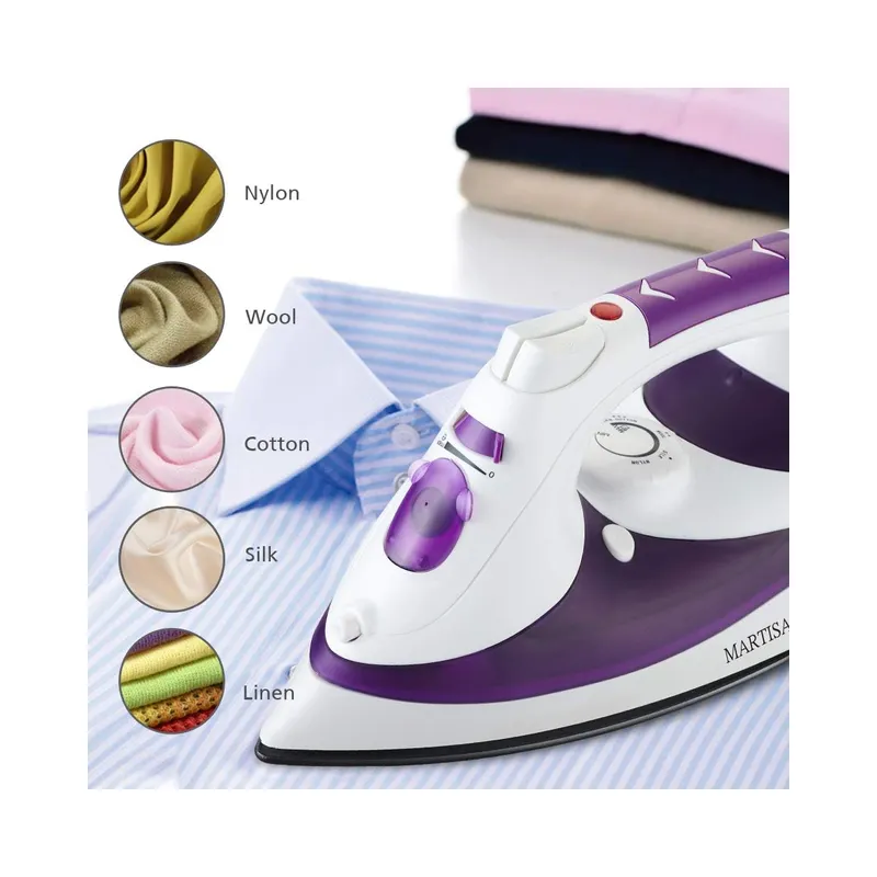MARTISAN Steam Iron, Steamer Iron for Clothes Non-Stick Soleplate - (Brand New) - view 4