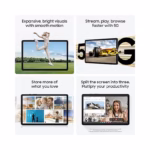 Samsung Galaxy Tab A9+ 64GB (WIFI) (11.0 inch) Display, RAM 4GB, Tablet Graphite - (Canadian Model) - Brand New - view 2