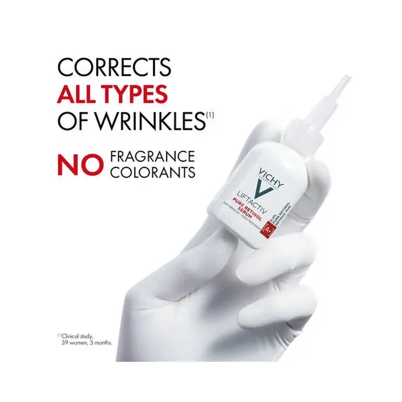 [Original] Vichy Laboratories Liftactiv Pure Retinol Serum Deep Wrinkles 0.2% Pure Retinol, 30mL - view 2