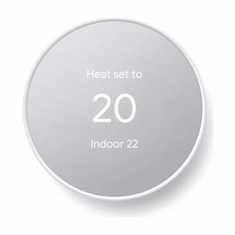 Google Nest Thermostat - Smart Thermostat for Home - Programmable WiFi Thermostat, Snow - Brand New