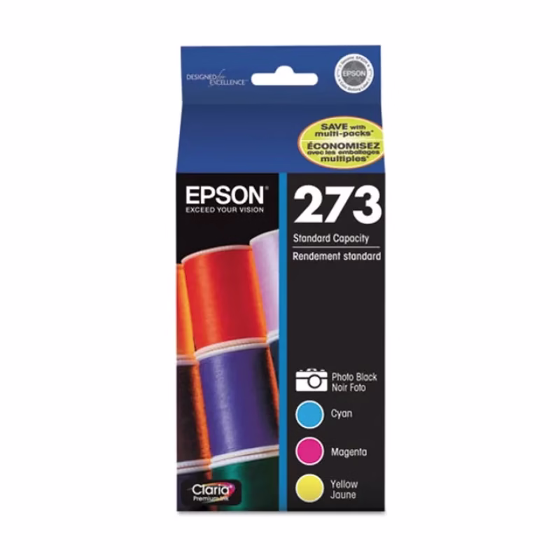 [Original] Epson® T273520-S Claria® Ink Cartridge - Photo Black, Cyan, Magenta, Yellow