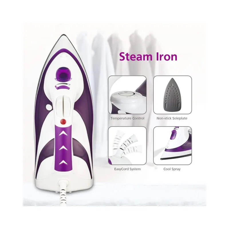MARTISAN Steam Iron, Steamer Iron for Clothes Non-Stick Soleplate - (Brand New) - view 3