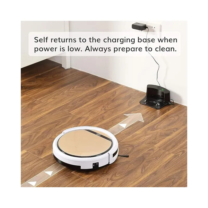 ILIFE V5s Pro, 2-in-1 Robot Vacuum and Mop Combo, Slim, Automatic Self-Charging Robotic Vacuum Cleaner, Gold - Open Box -.