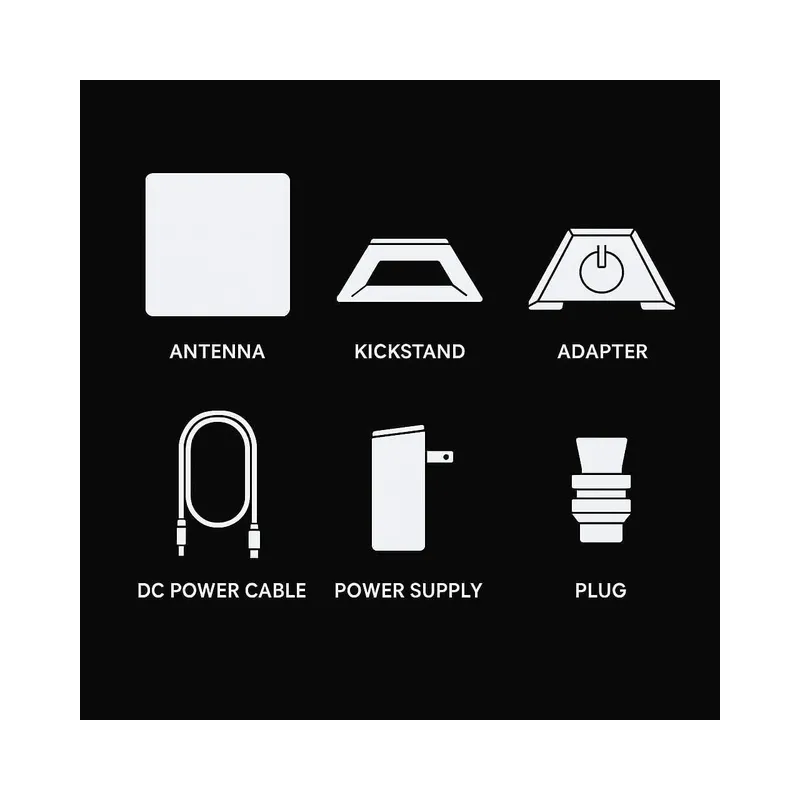 Starlink Mini Kit – Compact Dual-Band AC Wi-Fi Router and Satellite Dish System – High-Speed Portable Internet for Remote.