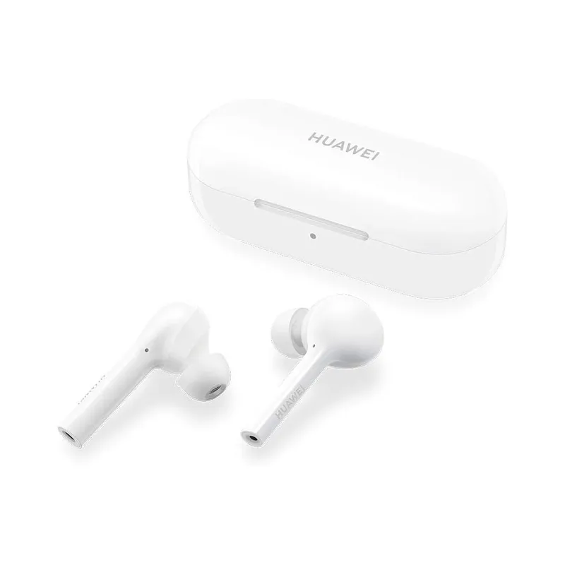 HUAWEI FreeBuds Lite Earphones, True Wireless Stereo Bluetooth Earbuds - (Ceramic White) - Open Box - view 2
