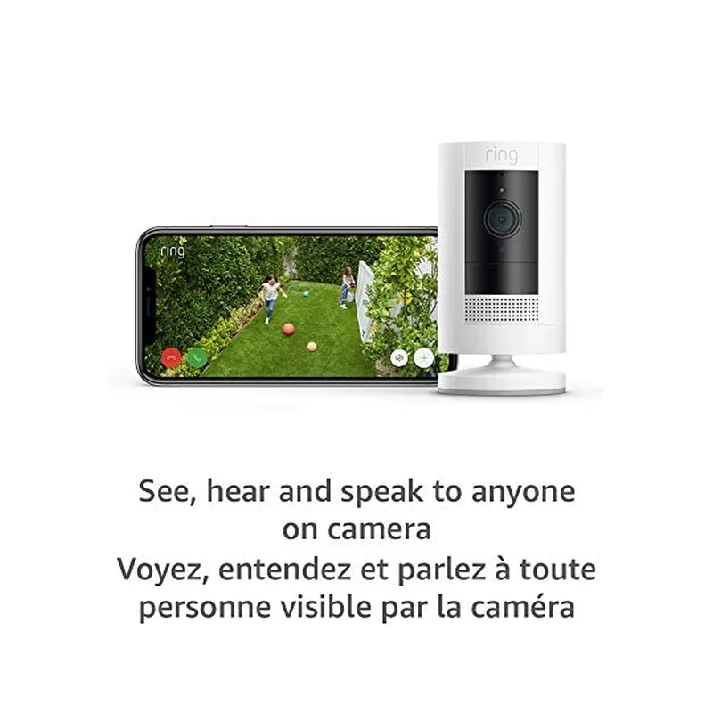 Ring Stick Up Cam Battery – HD security camera with two-way talk, Works with Alexa (Brand New) - view 3