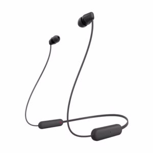 Sony WI-C100 Wireless in-Ear Bluetooth Headset with Built-in Microphone - Open Box - Black