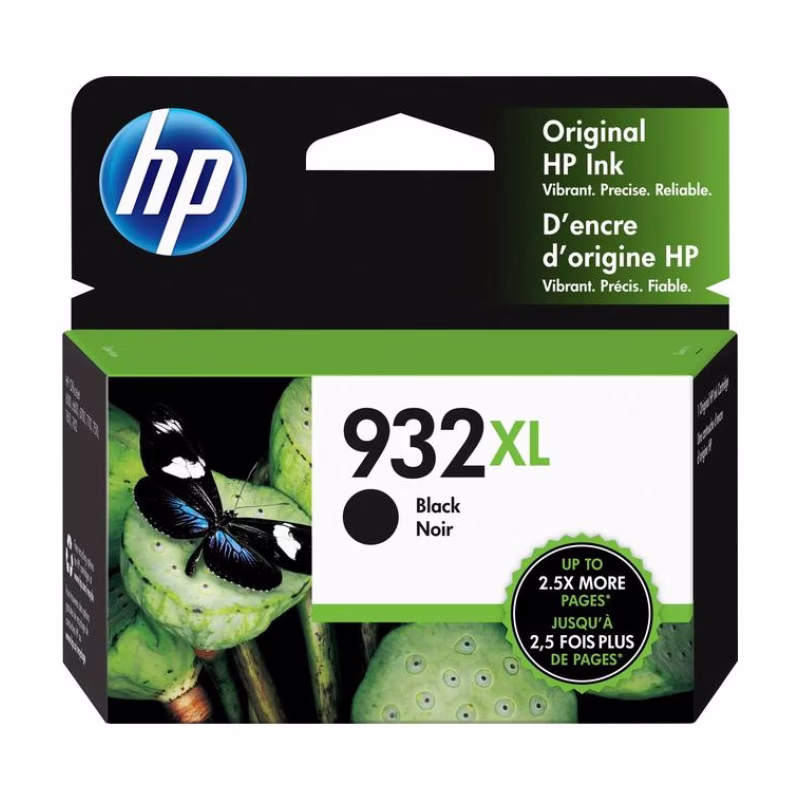 [Original] HP 932XL High-Yield Ink Cartridge - Black, Compatible with HP Officejet 6100, 6600, 6700, 7110, 7610, 7612